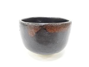 作家物　楽焼　黒楽　茶碗